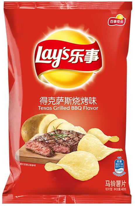 Lay's乐事薯片 德克萨斯烧烤味 70g